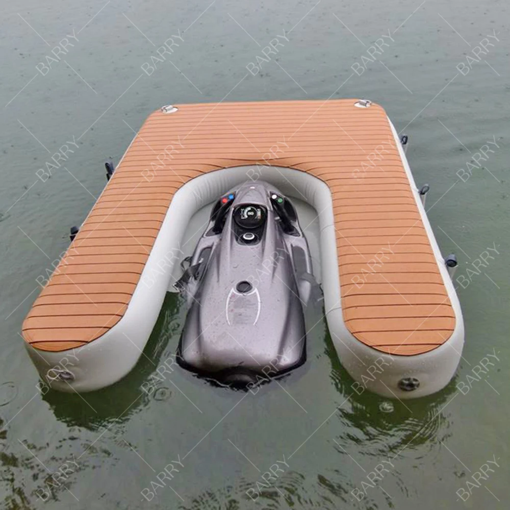 

New Arrival Kids Water Play Mat Inflatable Floating Dock Eva Floating Mat Floating Island