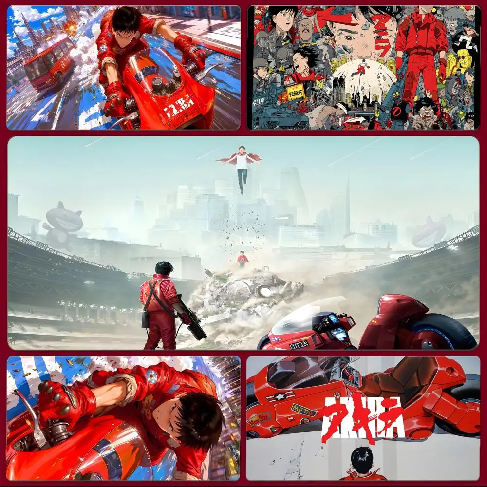Cyber Akira's Mousepad, großes Gaming-Mauspad mit genähten Kanten, verdickte Schreibtischunterlage für PC