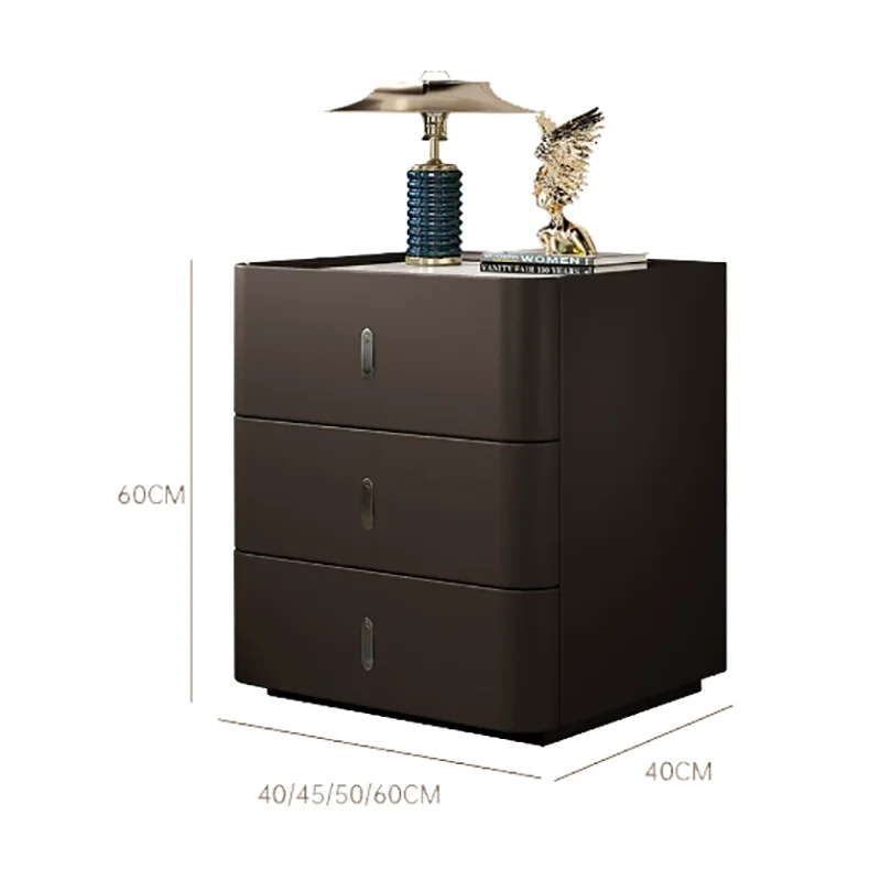 Mid Century Design Bedside Cabinet Retro European Minimalist Aesthetic Night Table Premium Classic Mesita Bedrooms Furniture