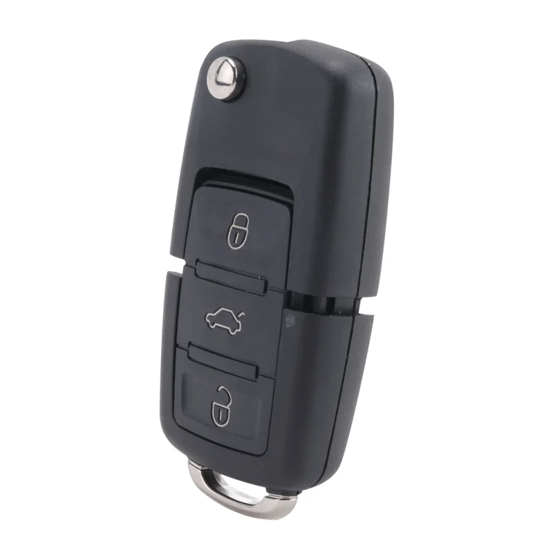 X39A-llave remota de coche para Xhorse XKB501EN llave remota de cable Universal Flip Fob 3 botones para VW B5 tipo herramienta de llave VVDI