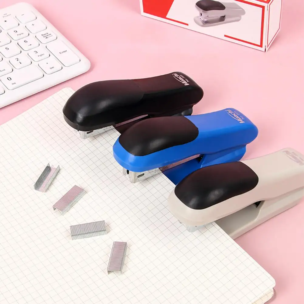 Easy to Press Stapler Stapler with Comfortable Grip Effortless Binding Stapler Comfortable Grip Fast Labor-saving for Stationery