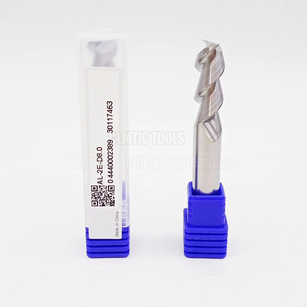 ZCC AL-2E D1.0-D20.0 Cemented Carbide End Mills For Aluminum Alloy