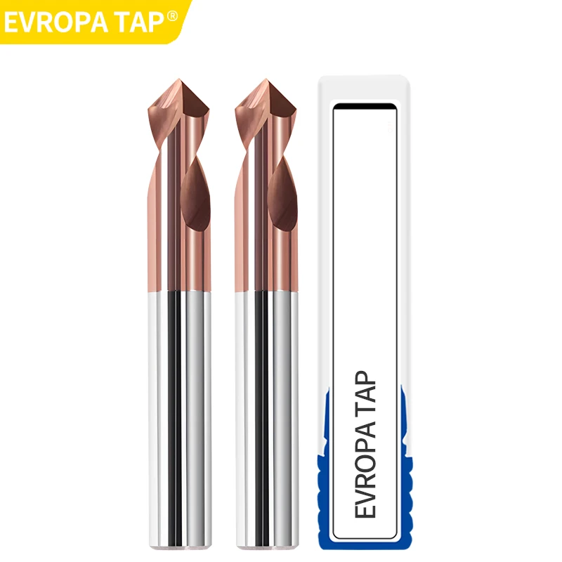 

EVROPA TAP Carbide Spot Drill Bit Metal Chamfering Drilling Guide Tool 60 90 120 Degree Tungsten Steel Location Centering Drill