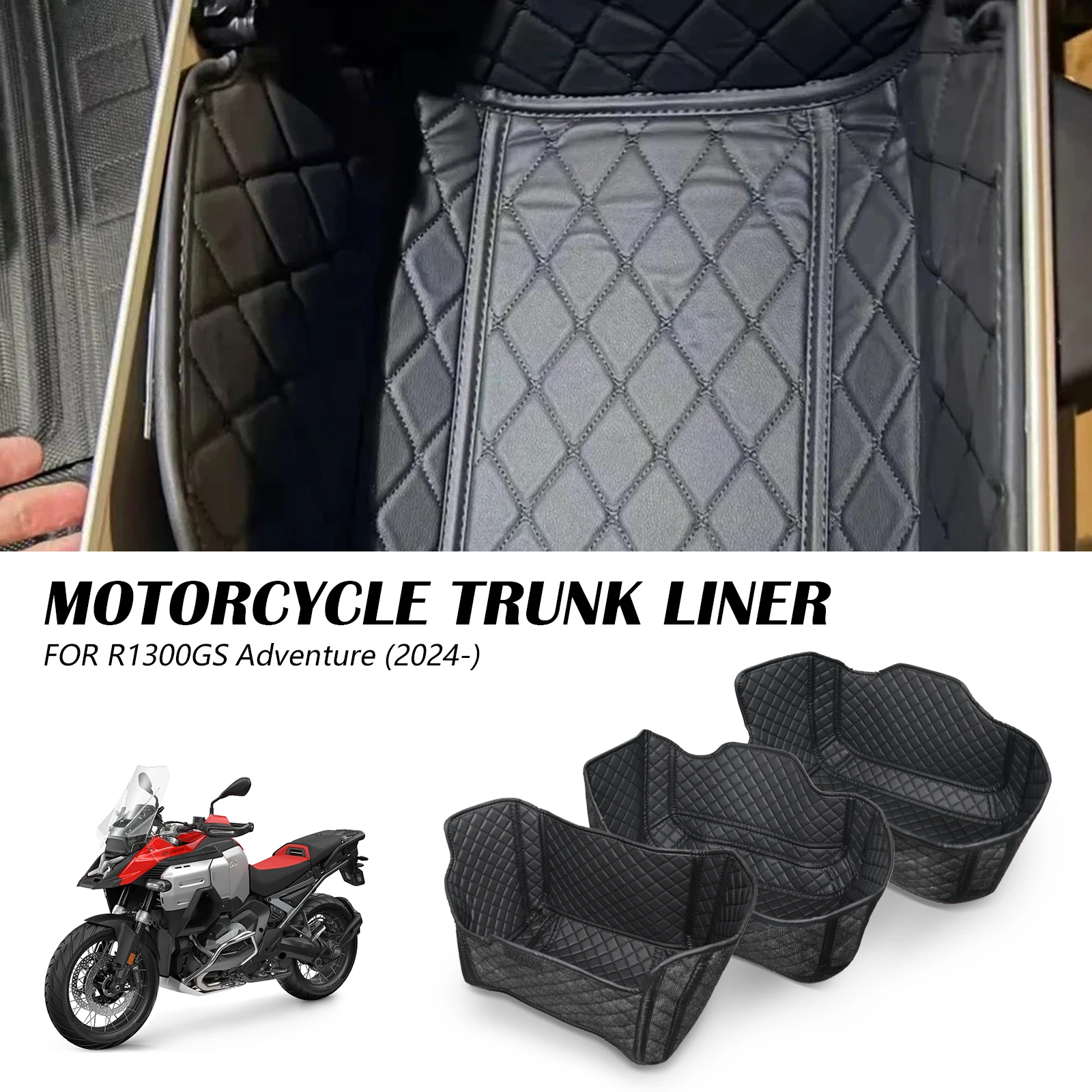 

Внутренние вкладыши для кофров R1300GS ADV для BMW R1300 GS Adventure 2024 - Внутренние амортизирующие подкладки для кофров и боковых кейсов