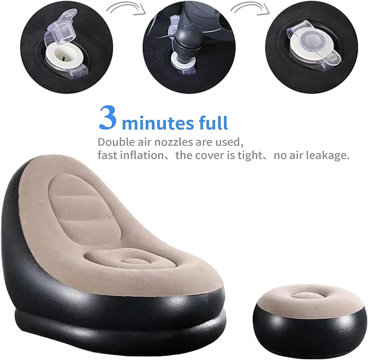 Lazy BeanBag Sofas Cover Chair No Filler Lounger Seat Bean Bag Pouf Puff Couch Tatami Living Room High Quality Inflatable Bed