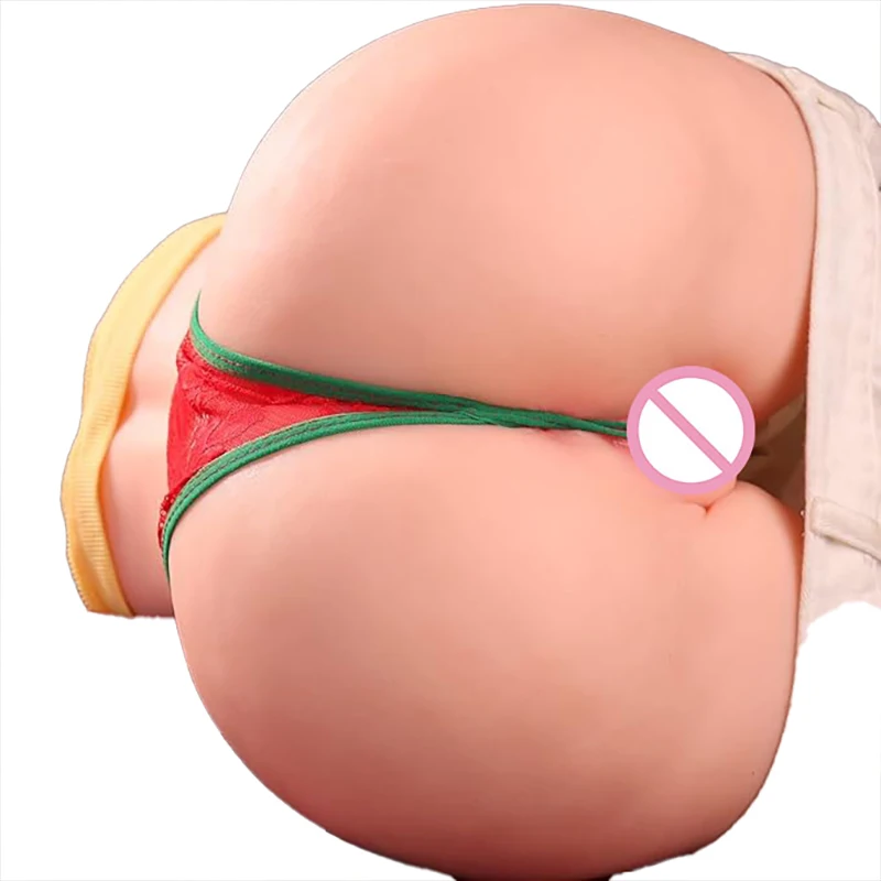 Male adult masturbator with half body sexy doll, male sex toy masturbator doll, half body buttocks, with realistic vaginal textu