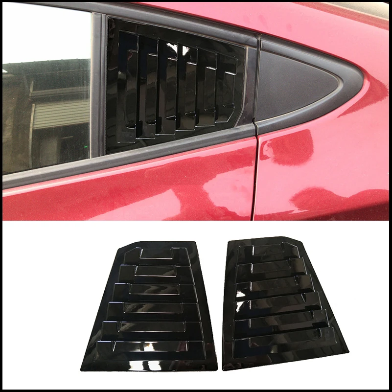 

Car Styling For Chevrolet Cruze 2016~2019 Rear Window Blind Shades Louver Vent Molding Cover Sticker Trim Auto Accessories