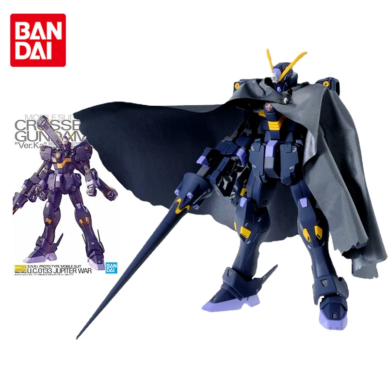 

Bandai Gundam Model Kit Anime Figure PB MG XM-X2 F-97 Black Crossbone Ver.KA Genuine Gunpla Action Toy Figure Toys for Children