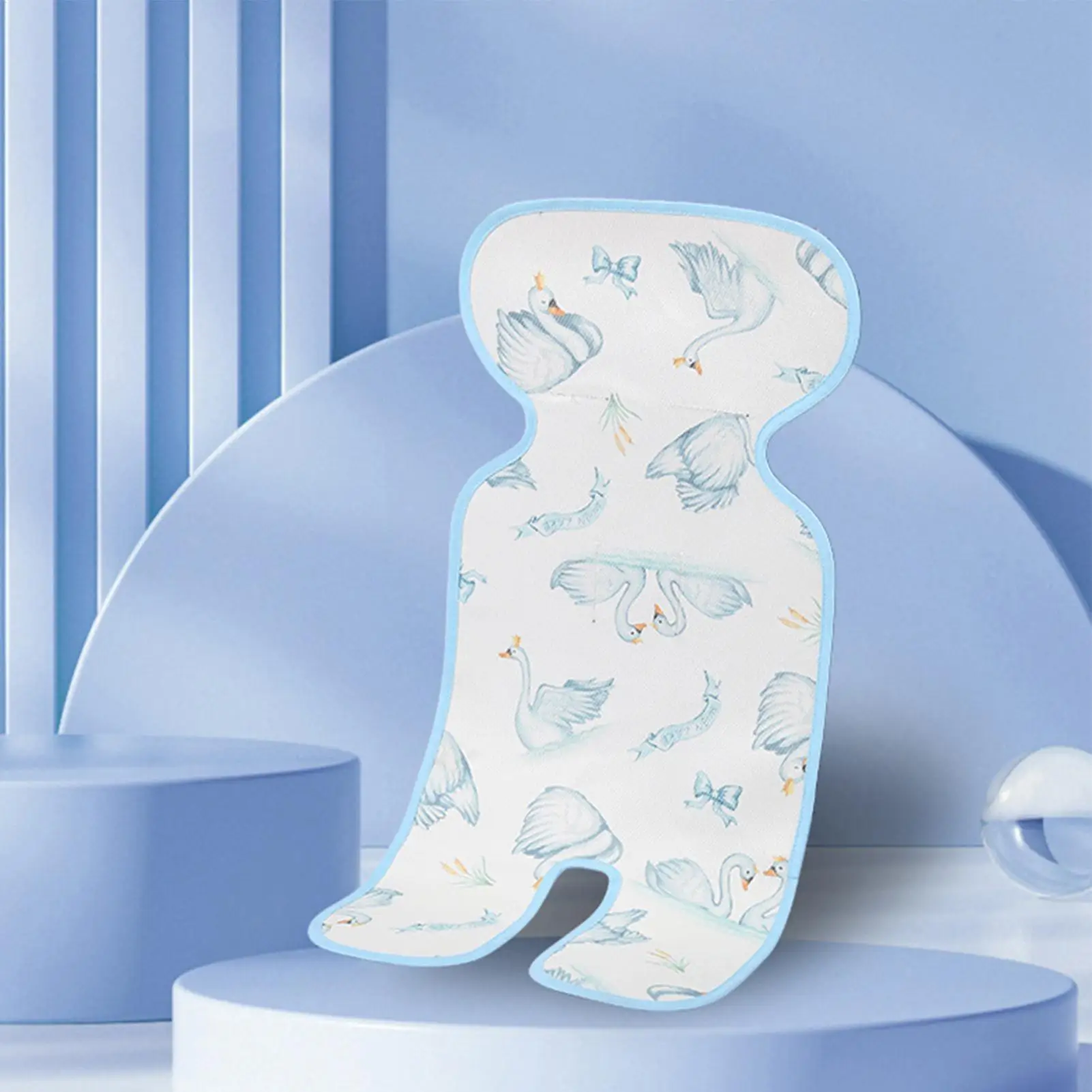 Stroller Cooling Pad Cooling Car Seat Insert Liner Breathable Carseat Ice Mat Insert Liner for Nursery Indoor Outdoor Travel