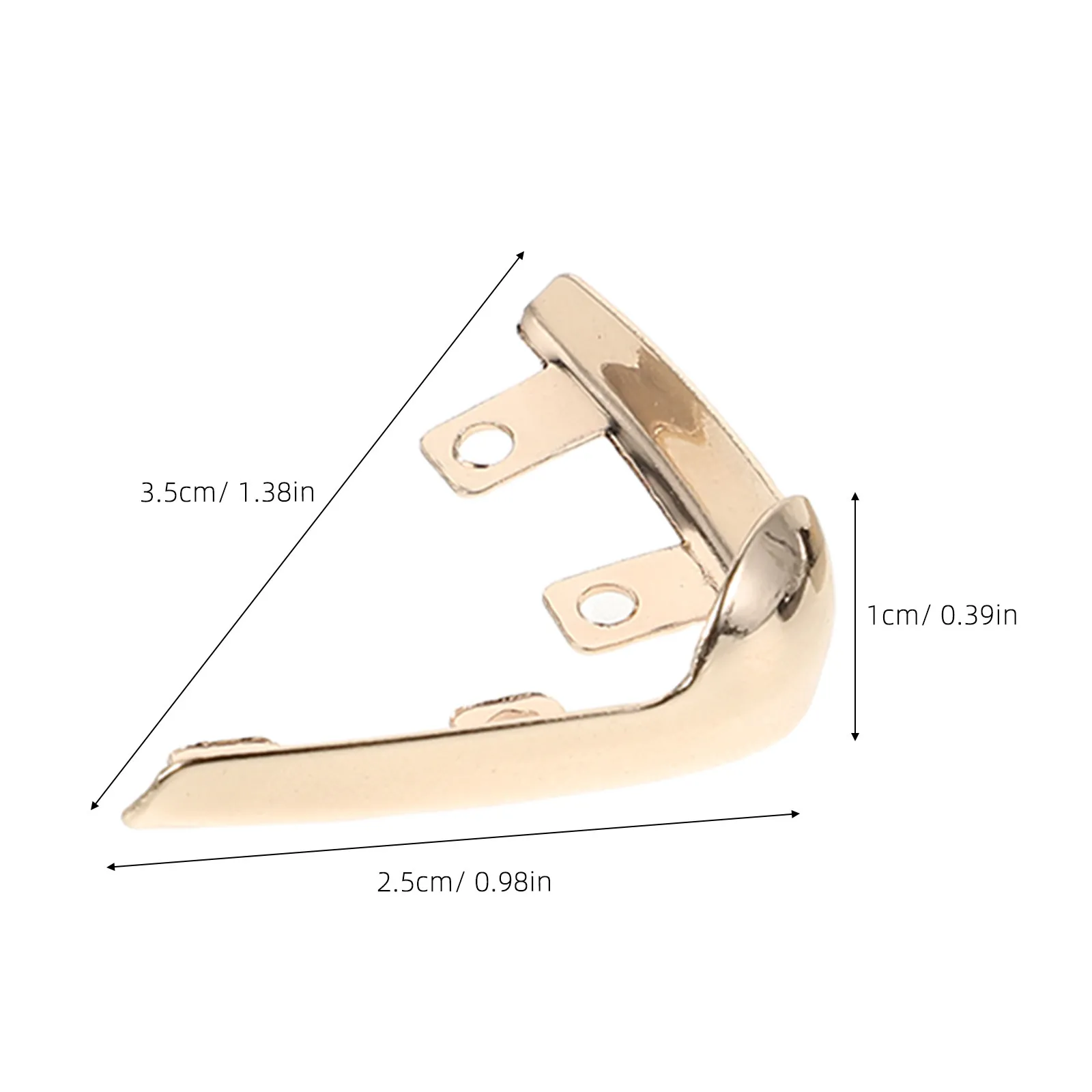 3Pairs High Heel Protector Covers Metal Shoe Tip Protectors 3.6x2cm for Pointed Heels Extended Lifespan Elegant Appearance Easy