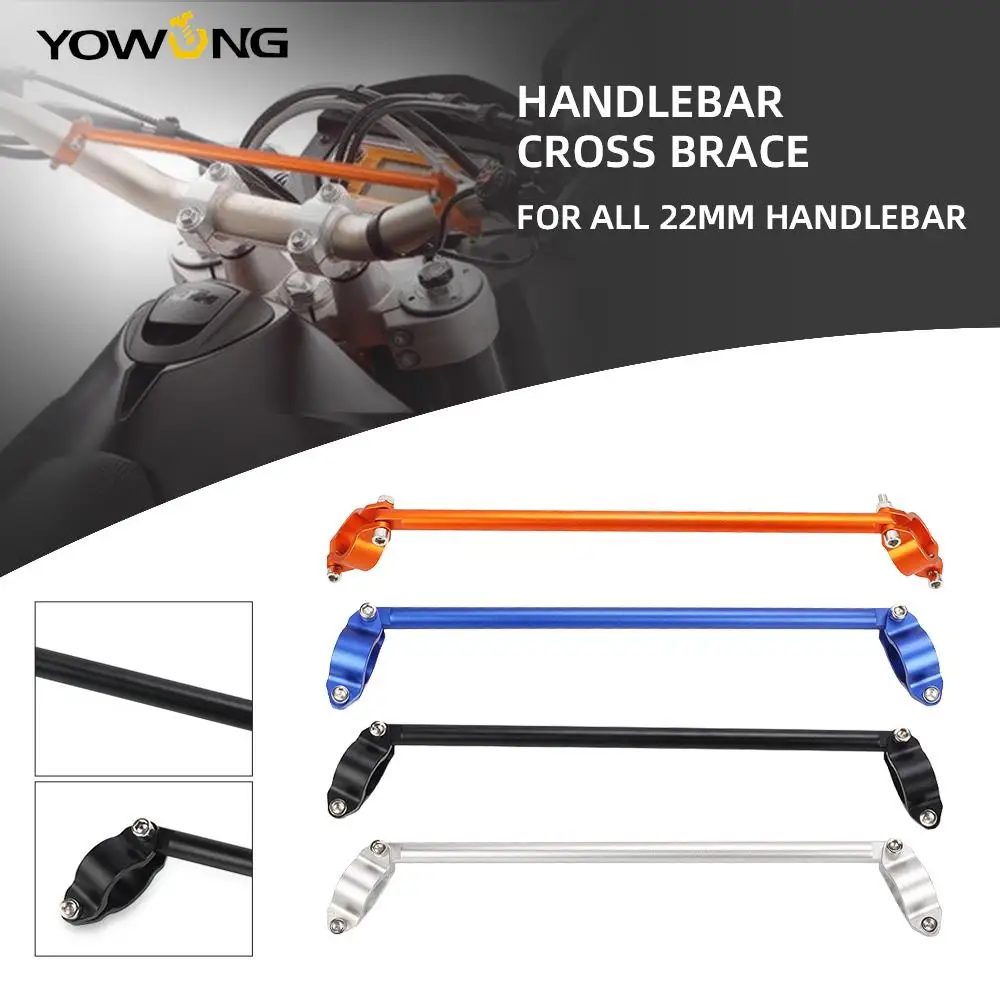 

22MM CNC Handlebar Handle Bar Fat Cross Bar Crossbar Brace For XC XCF XCW XCFW SX SXF EXC EXCF Six Day TPI 125 250 350 450 500