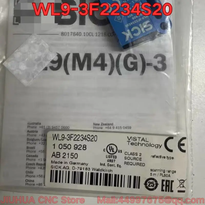 

Новый фотоэлектрический датчик WL9-3F2234S20