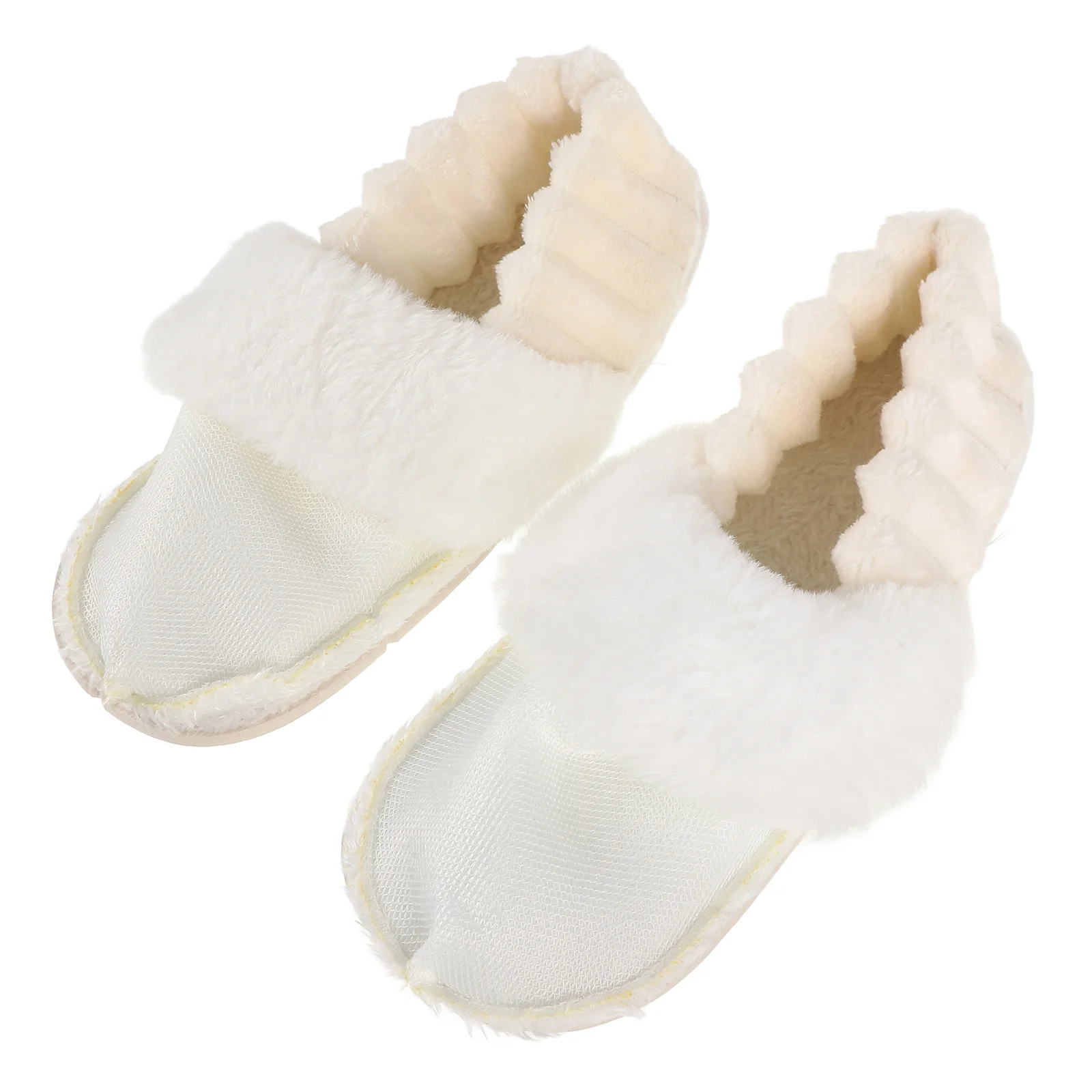 

Thermal Cover Plush Slippers Removable Insole Clogs Cute Cotton Towel Shoe Inserts