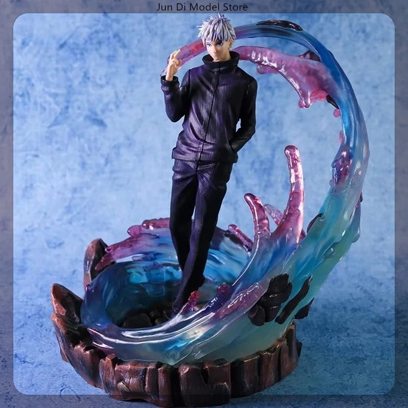 35cm Jujutsu Kaisen Gojo Satoru Standing Posture Japan Anime Figure Model Statue Boy Collection Desktop Decoration Ornament Toy