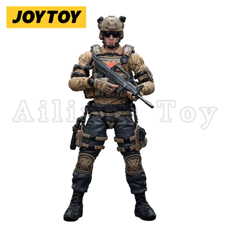 JOYTOY 1/18 figurka Hardcorowy Ranger i PLA grupa wsparcia strategicznego Anime Model wojskowy