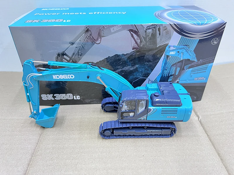 Diecast 1:50 Scale KOBELCO SK350LC-10 Alloy Excavator Engineering