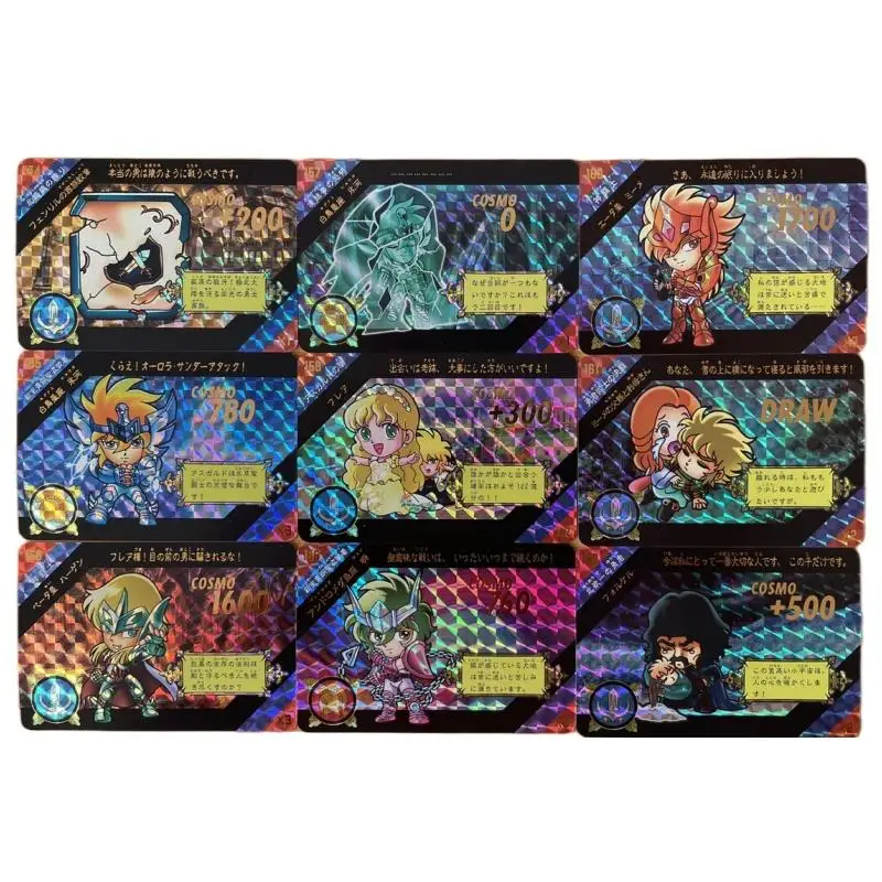 

Saint Seiya Flash Card Paradise Follow-Up Series Op01 42 Sheets Grid Flicker Process Action Toy Figures Anime Game Collection