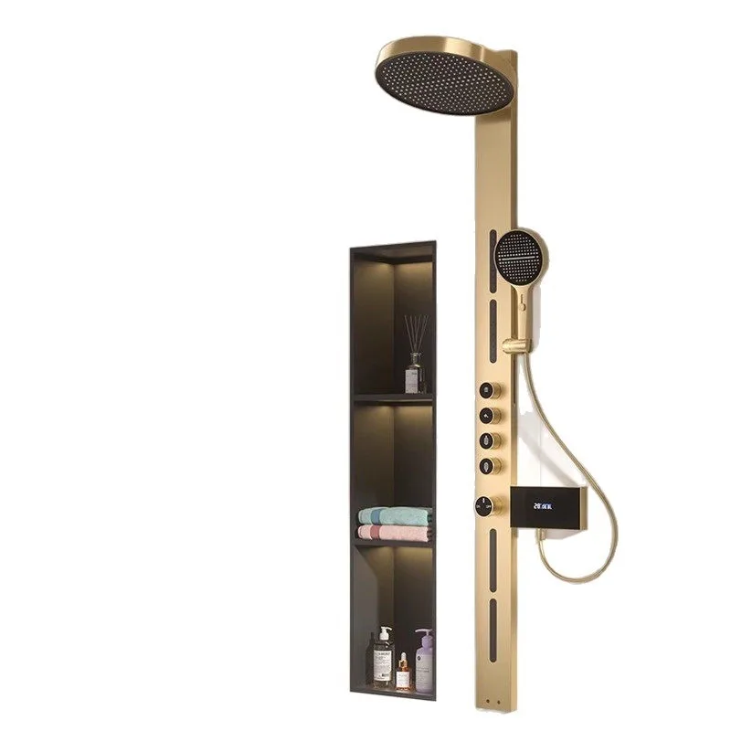 Hang pressurized digital display shower shower set shoulder spray back spray shower screen y
