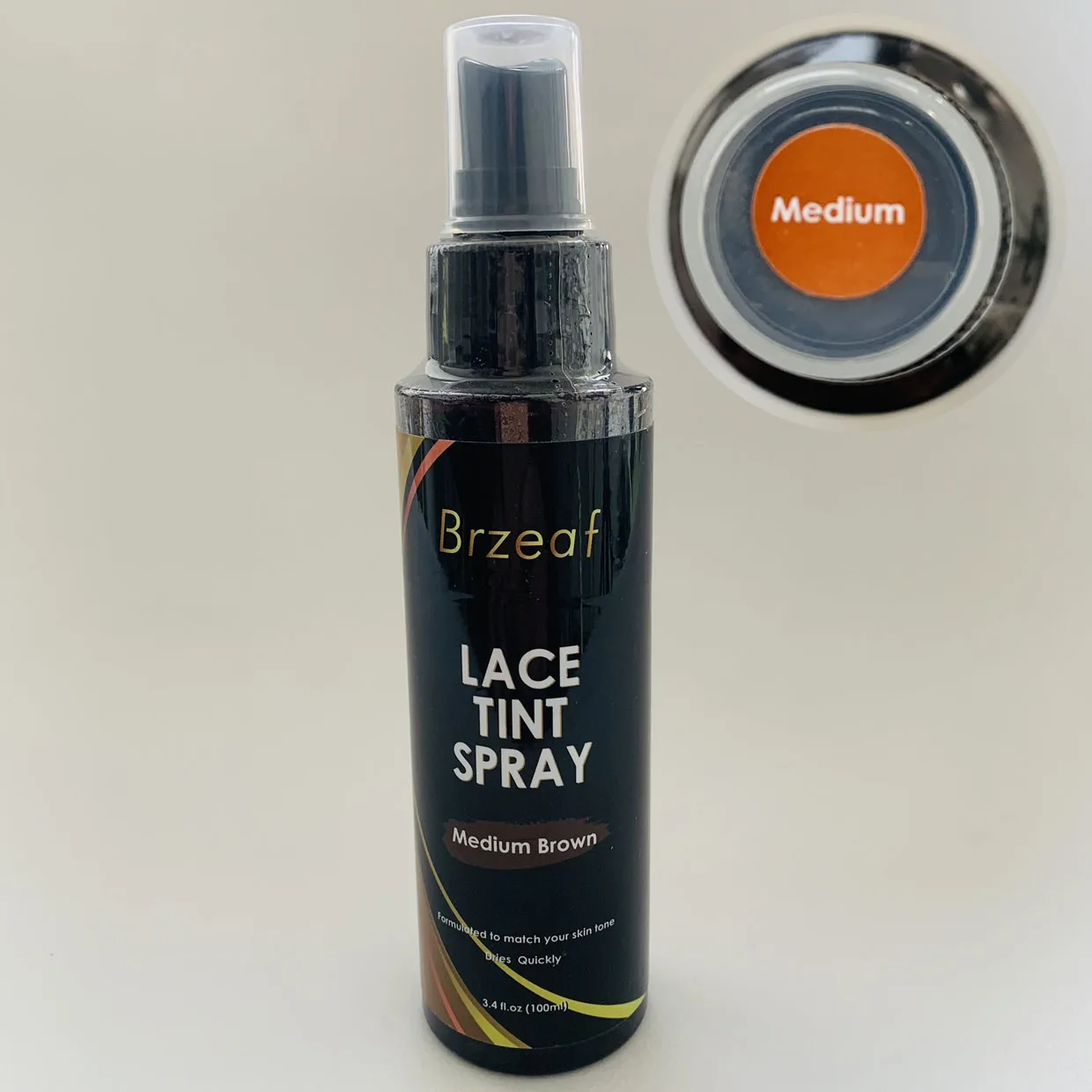 Lace Tint Mousse Waterproof Wig Tint Spray For Toupees Light Brown Wig Knots Healer Quick Dry Wig Grids Concealer No Residue