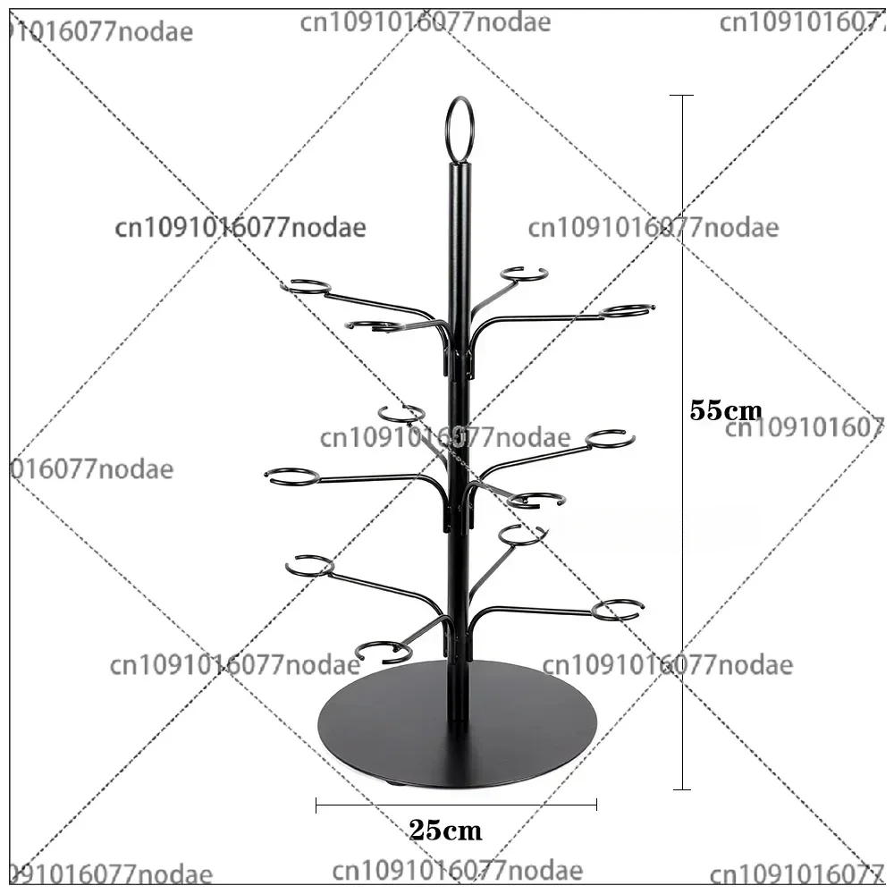 Intelligent 3 Tier Wine Glass Holder Freestanding Tabletop Storage Rack Cocktail Glass Tree Display Stand