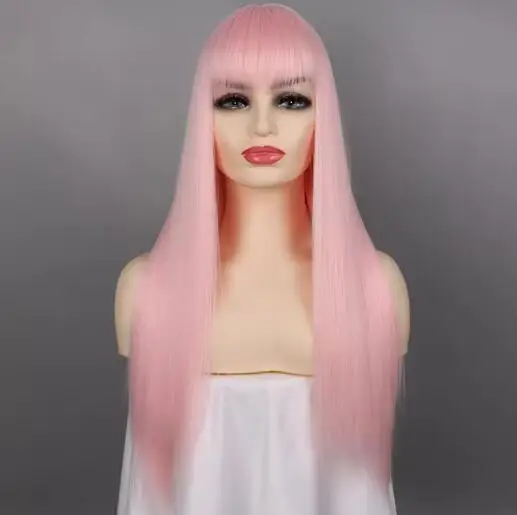 Рисунок 2 - Синтетические прямые парики с челкой