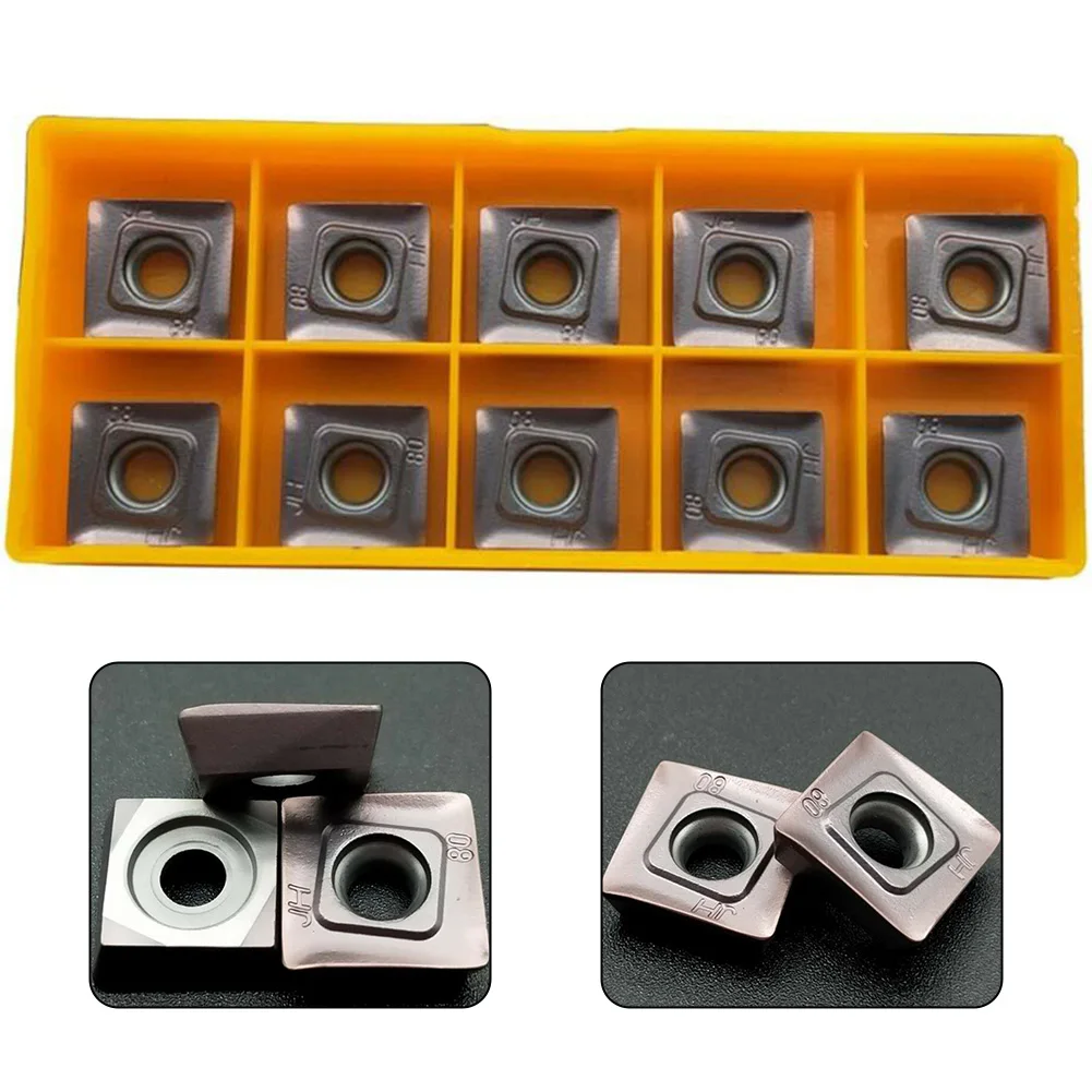 10pcs SOMT12T308PEER -JH VP15TF Milling Insert Lathe Carbide Cutting Cutter Tool For Semi-fining Metalworking CNC Tool