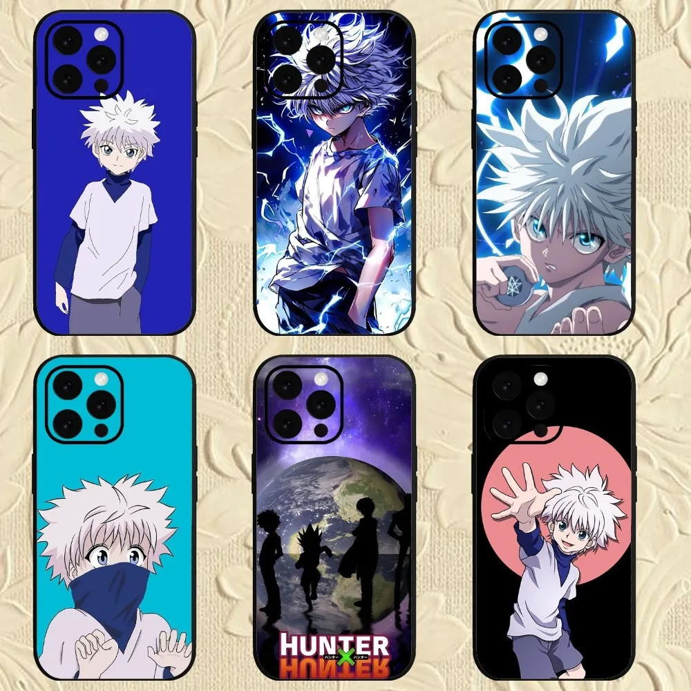 Bilibili Anime HUNTER  HUNTER Killua Zoldyck  Phone Case For iPhone Mini 11 12 13 14 15 Pro XS Max X Plus SE XR Shell