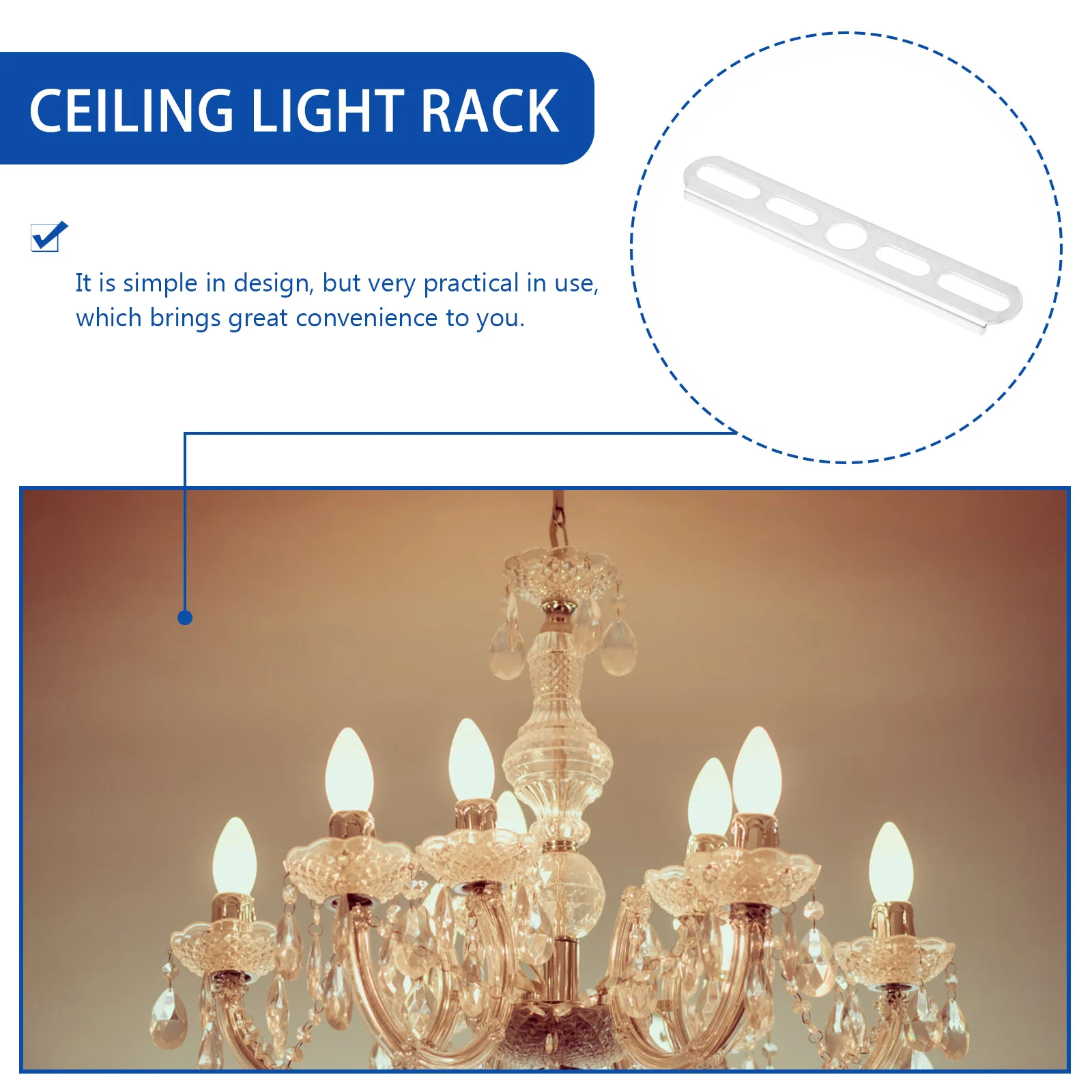 

20pcs Light Fixture Mounting Bracket Chandelier Parts Hanging Fittings Ceiling Lamp 100MM Hardware Accessories