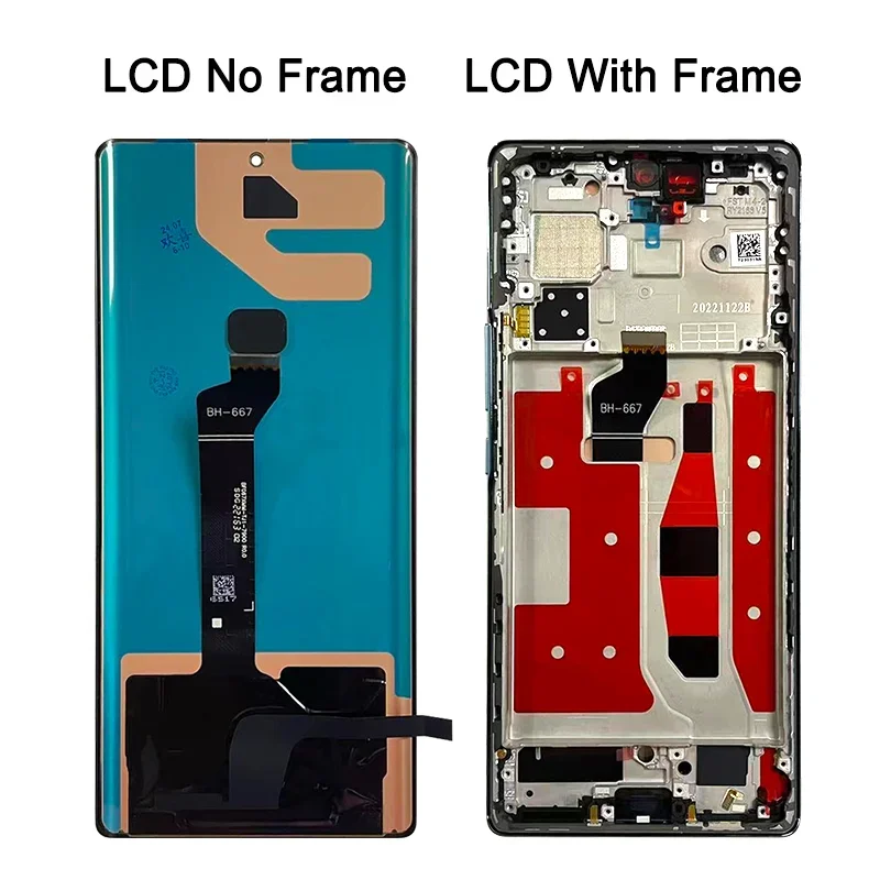 6.67'' AMOLED Nowy Wyświetlacz LCD z Ekranem Dotykowym i Digitizerem z Czytnikiem Linii Papilarnych do Huawei Honor 70 Honor70 FNE-AN00 FNE-NX9 — zdjęcie produktu 3