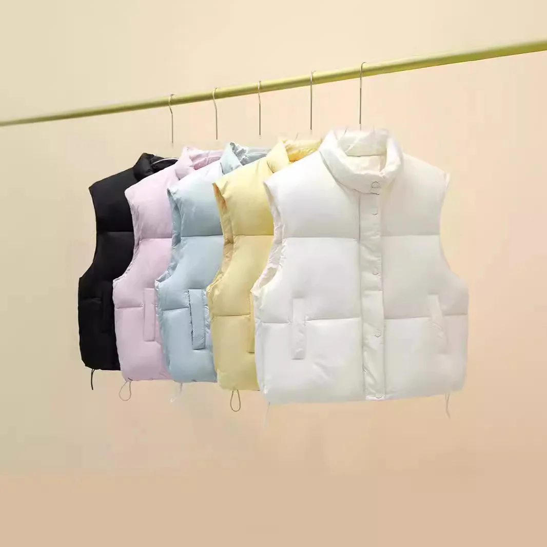 

Thiened ort Cotton Jaet Women's Autumn Winter New Sle Vest Outerwear Knitted Fabric Warm Cozy Ladies' Vest Top