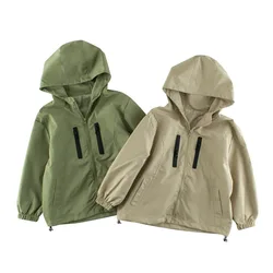 2025 Spring Kids Hoodie Coat Clothes Children Boys Girls High Quality Outerwear Jacket Sweatshirt Clothing