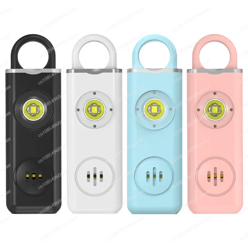 Electronic Anti-wolf Artifact, Integrated Charging Personal Alarm, Female Student Self-defense Keychain