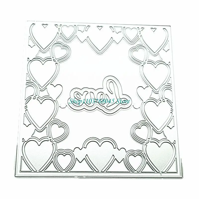 R53F Carbon Steel Metal Cutting Dies Handmade Crafts Projects Art Creation Supplies for Birthday Greeting Message Card