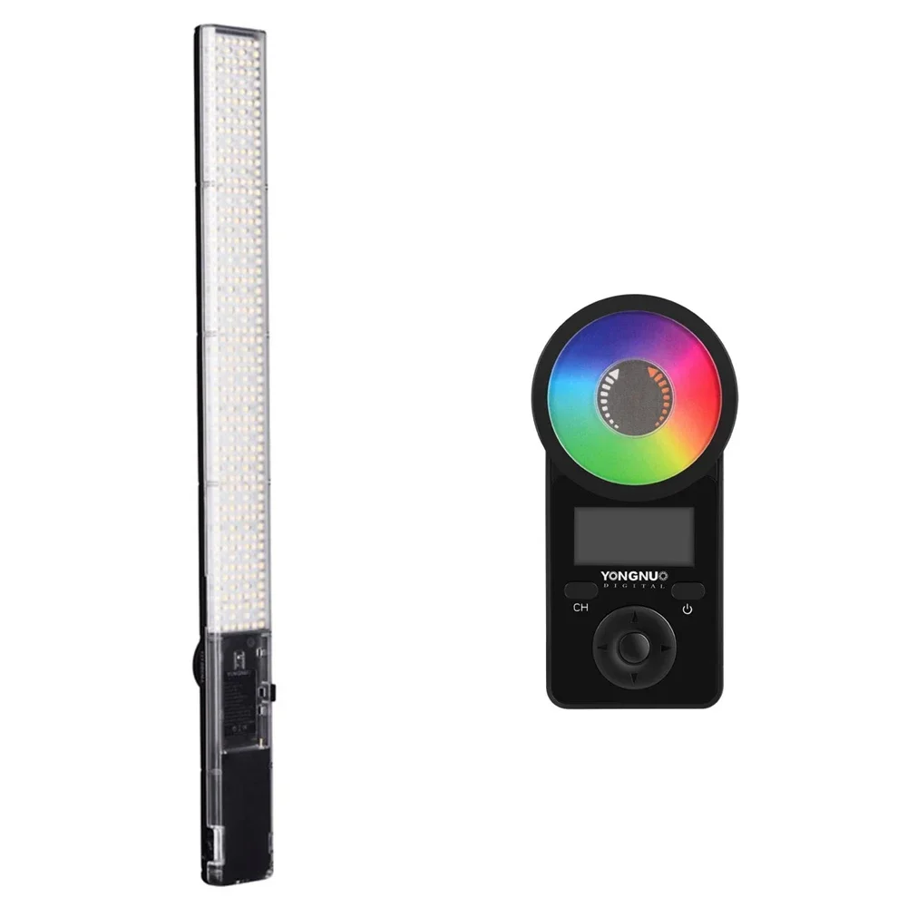 YONGNUO YN360 III YN360III Pro Handheld LED Video Light Touch Adjusting Bi-colo 3200k-5500k RGB Color with Remote Control