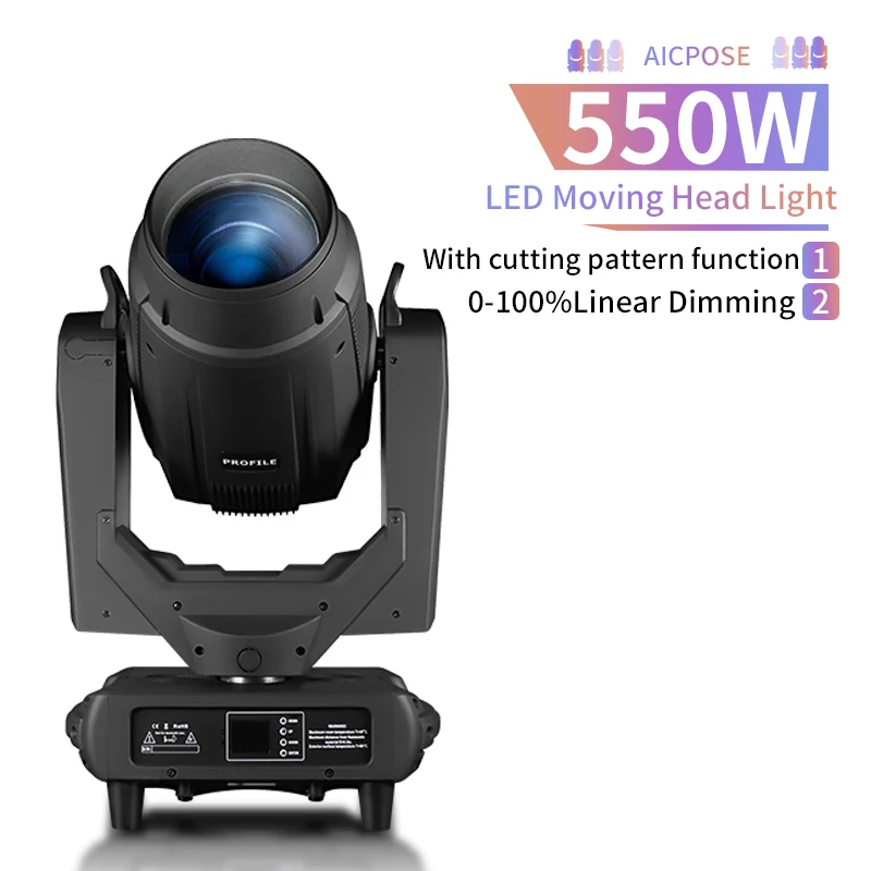 

DMX512 550W LED CMY CTO Profile Spot Beam Wash Zoom Moving Head Lighting Effect Rotating Prism Dj Disco