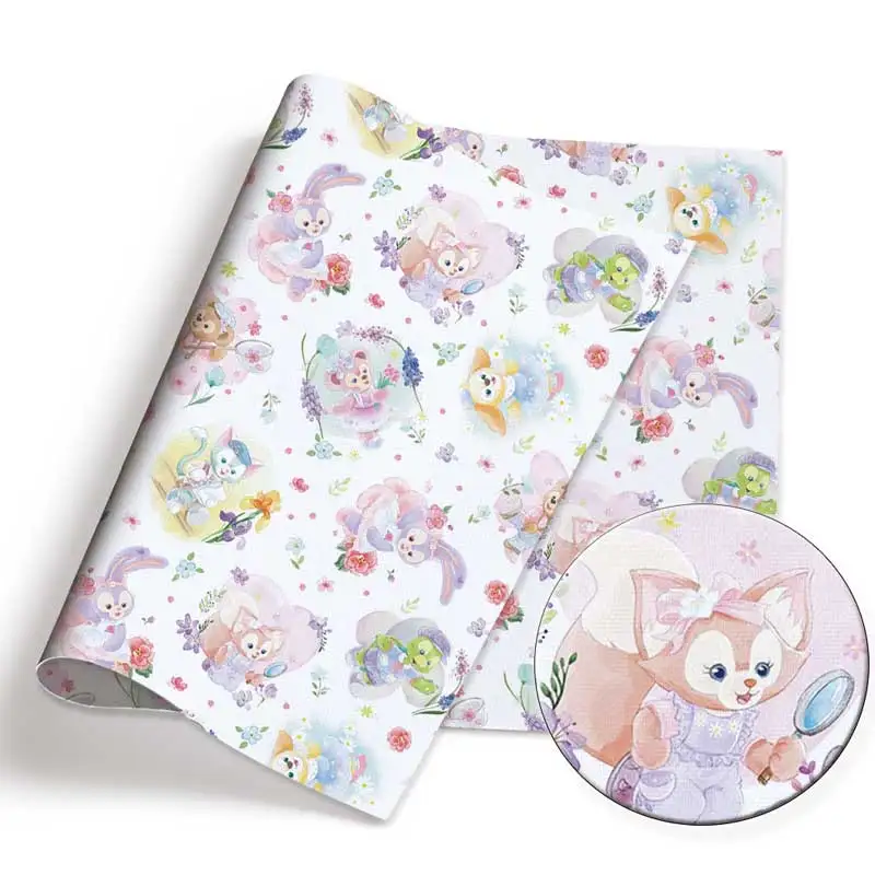 Duffy and friends Cartoon Hot DIY handmade sewing patchwork quilting baby dress home sheet140cm printed fabric sewing fabric