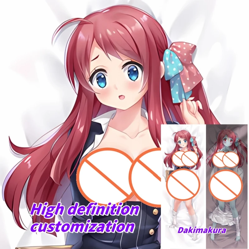 

Dakimakura Anime Pillow Case Zombie Land Saga Minamoto Sakura Double-sided Print Of Life-size Body Pillowcase Gifts