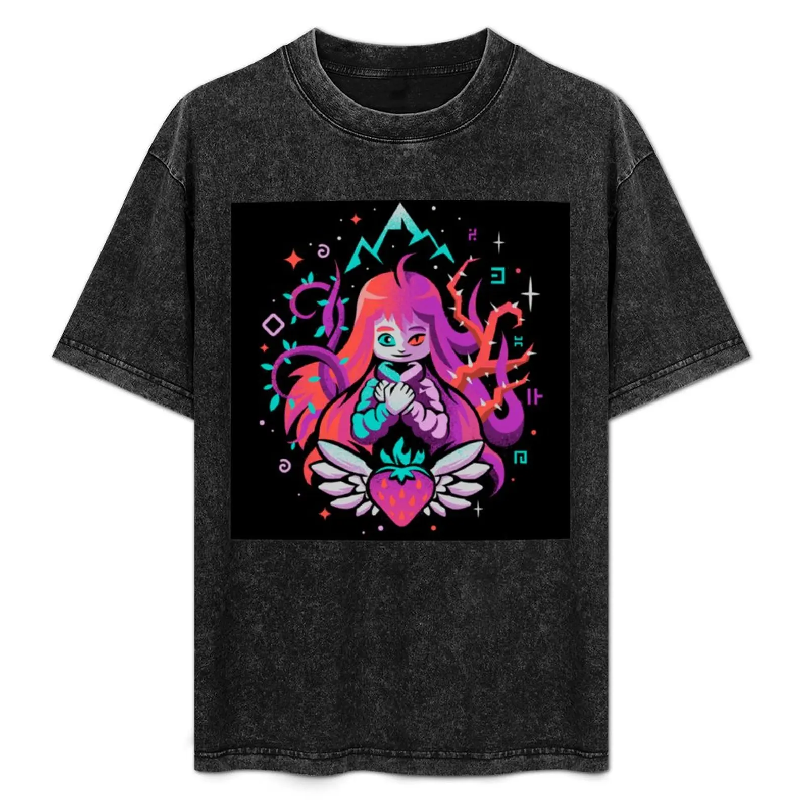 Retro color celeste art game mountain gift for fans T-Shirt Halloween Casual T-Shirt