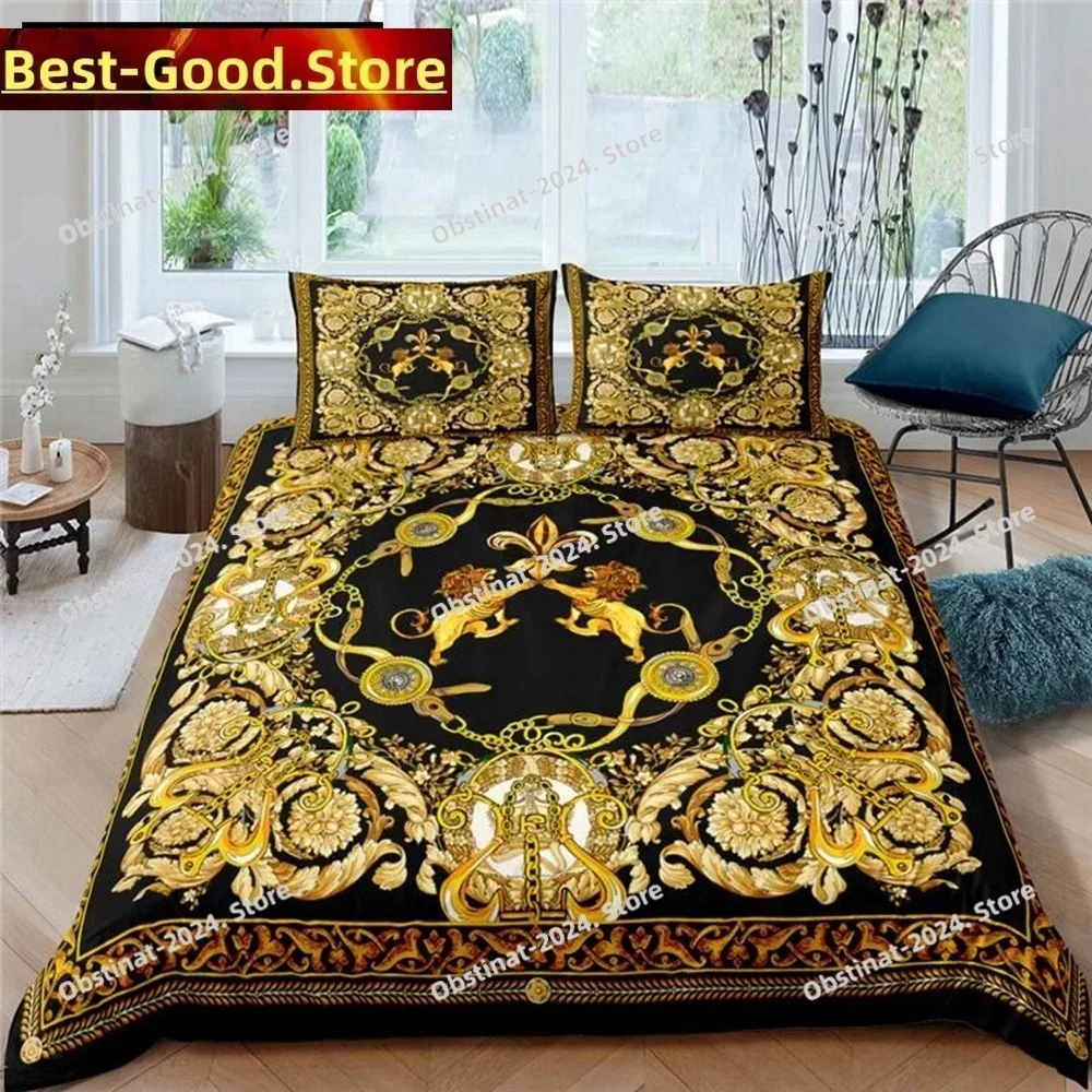 European Luxury Bedding Set 3D Digital Printed Bohemian Duvet Cover DEEUUS Comforter Bedspread Linen Sheet Quilt Cover Full Size
