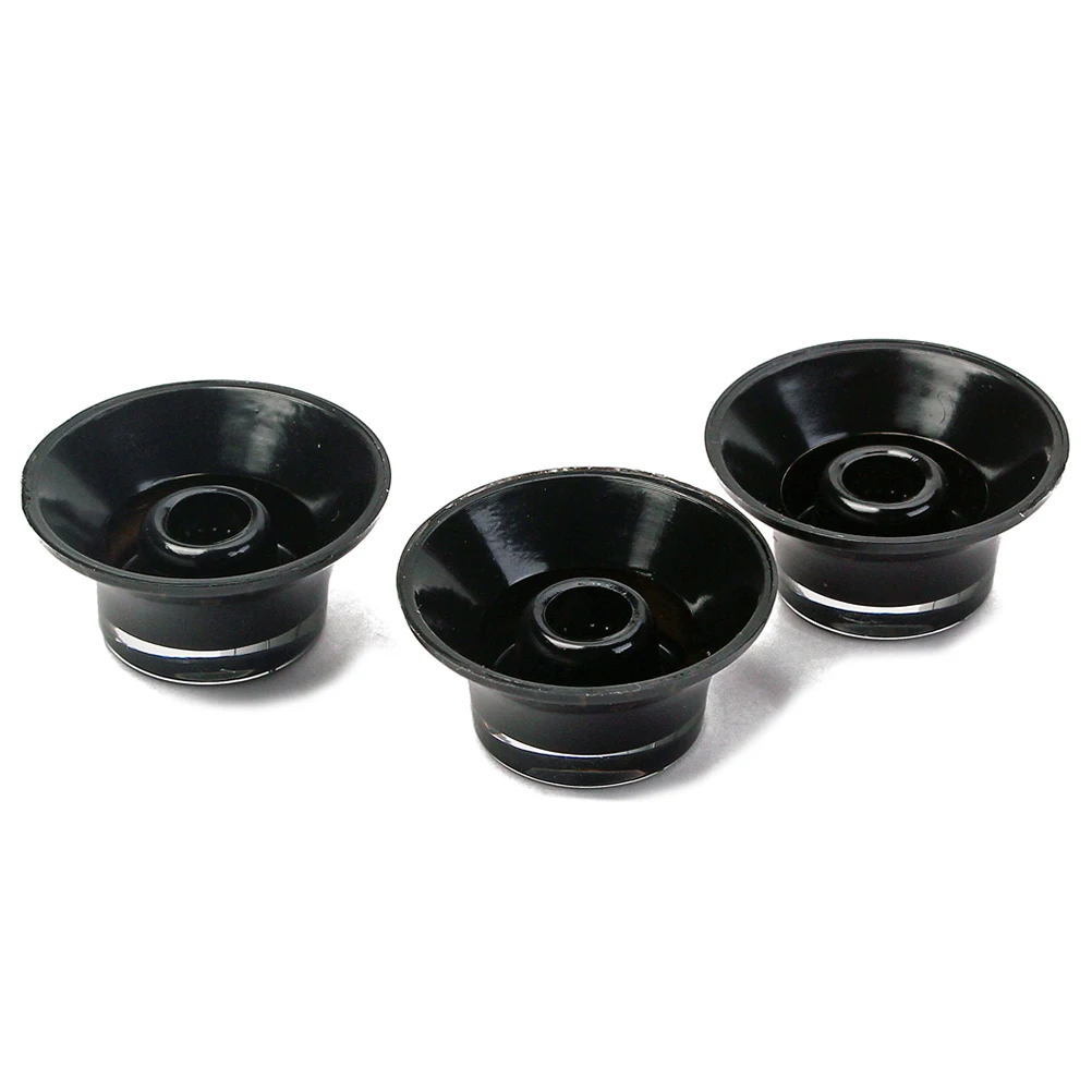 

3PCS Black Pointy Volume Tone Control Knobs Cap for Electric Guitar Parts Durable Plastic Accessories Replacement