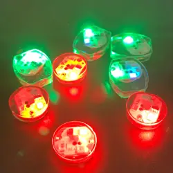 LED Vibrating Electric Lamp, Mini Shoes Lights, Flashing RGB Lighting, Waterproof, 500 Pcs