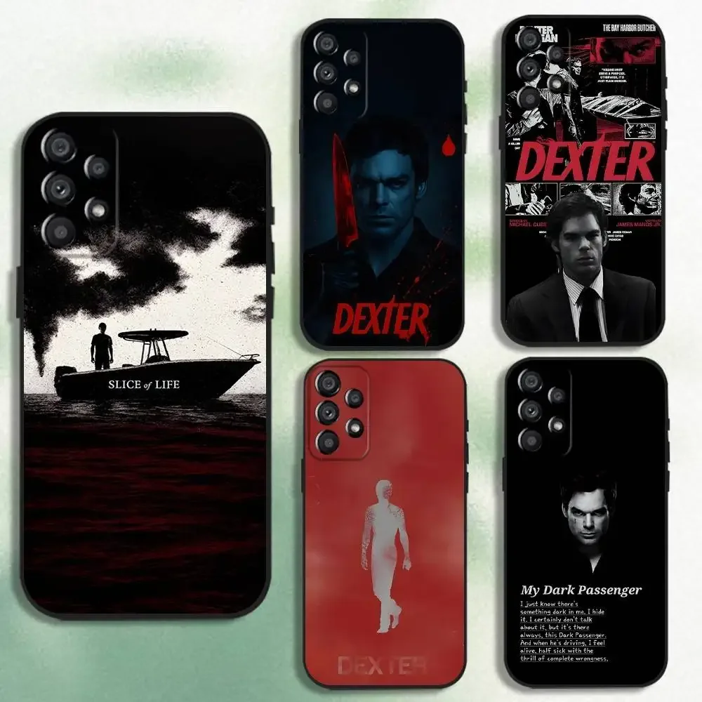 Dexter M-Morgan  Phone Case For Samsung Galaxy A20,A21s,A22,A31,A32,A52,A53,A72,73,A80 Soft Black Cover