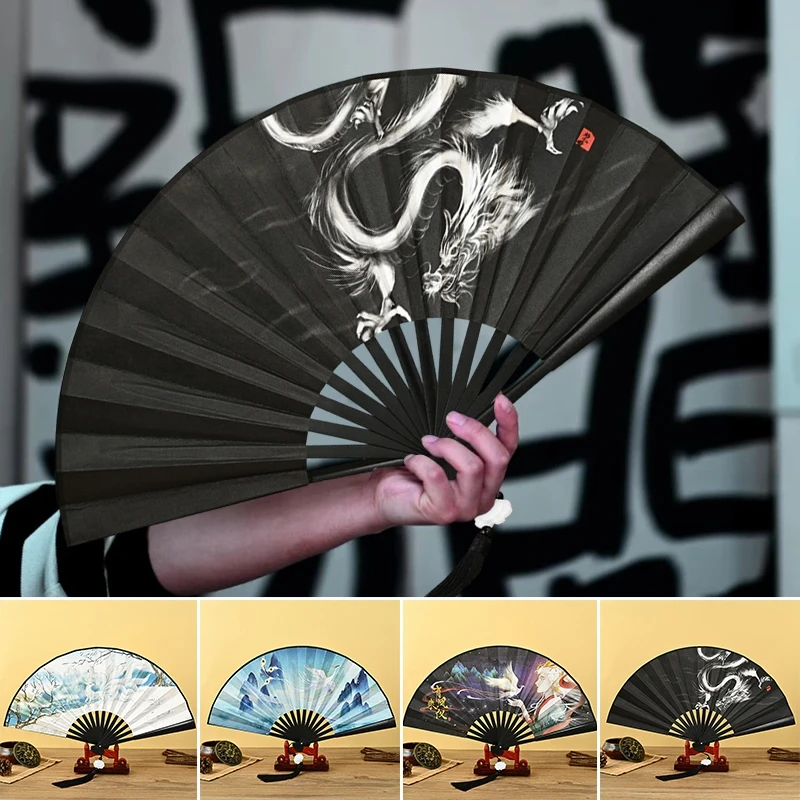 Handheld Dancing Fan Vintage Style Foldable Hand Fan Portable Folding Fan Wedding Party Photo Props Guest Gifts Home Decor Craft