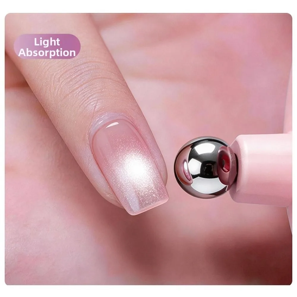 Strong Magnetic Rotating Cat Eye Magnet Multi Facet 360° Rotating Automatic Nail Magnet Compact Portable Glass Bead Effect