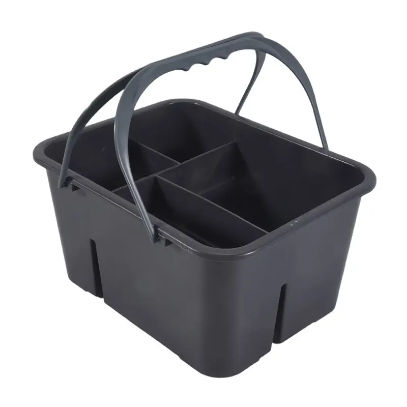 A84X-Sundries Cleaning Basket Plastic Portable Tool Box Storage Basket Hotel Cleaning Cleaning Sanitation Tool Basket