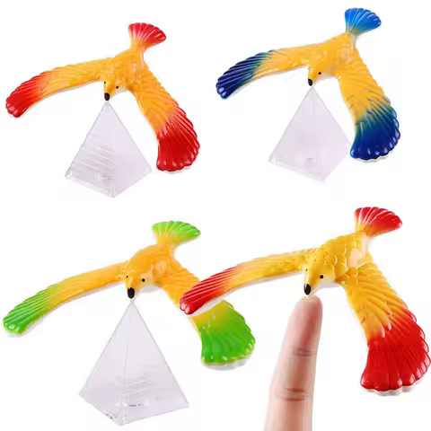 1 Set Home Office Funny Novelty Balance Eagle Bird Antistress Finger Balancing Game