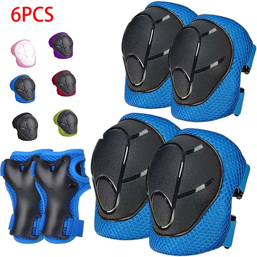 

Kids Knee Pads Elbow Pads Guards Protective Gear Set Safety Gear for Roller Skates Cycling BMX Bike Skateboard Scooter Sports