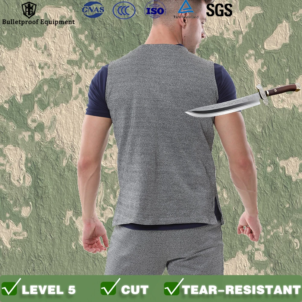 This Cut-Resistant Vest Is Certified To EN388, EN420 And CE Standards And Is Suitable For Self-Defense And Safety Protection.