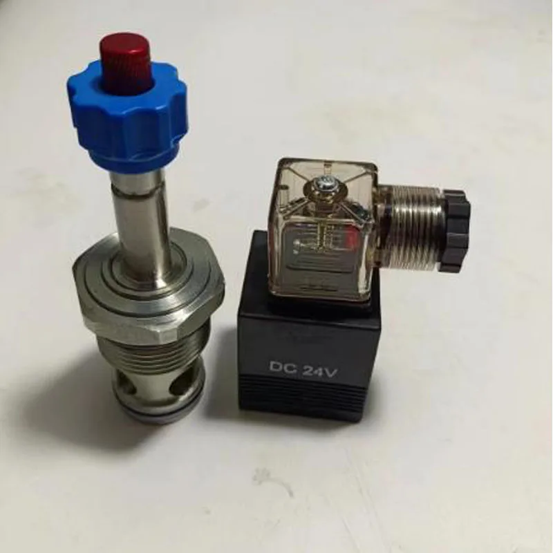 Hydraulic Threaded cartridge two-position two-way solenoid valve  LSV6*16*2NCSP*M*2H