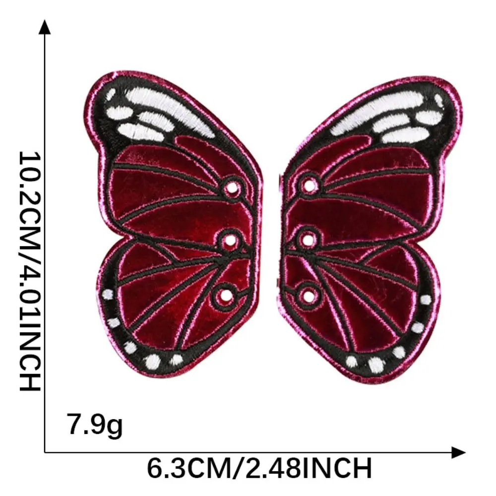Butterfly Shape Butterfly Wing Charms Detachable Multi-Color DIY Shoe Ornaments Versatile Detachable Shoe Decorations